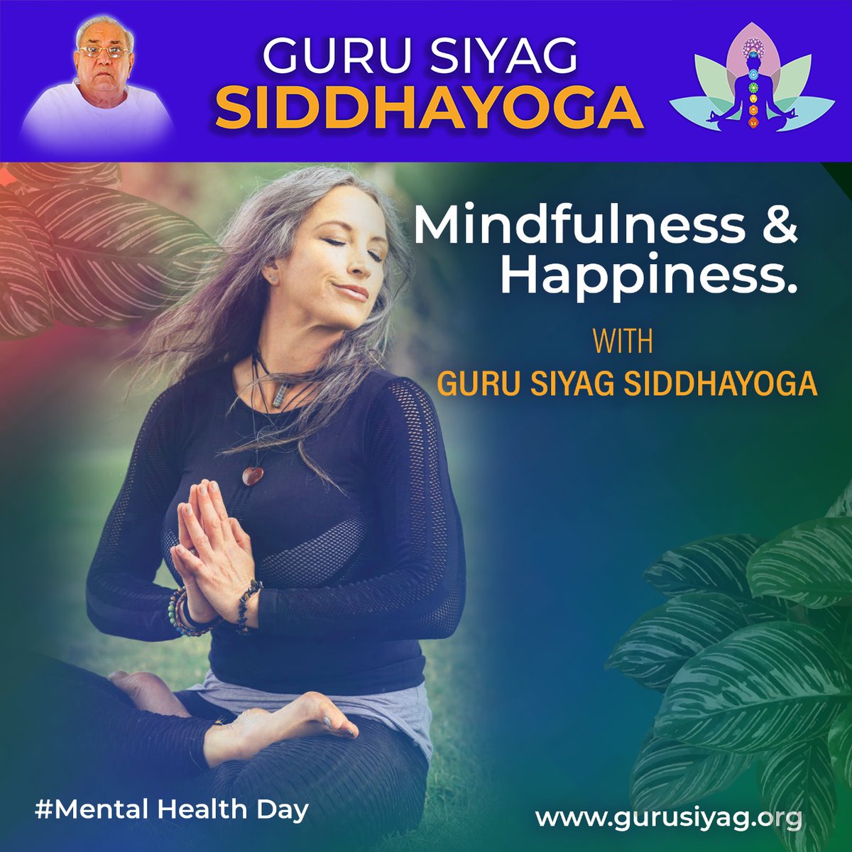 #worldmentalhealth4all
Practicing Siddhayoga imparted by Kalki Avtaar Guru Siyag helps to calm the mind and to discipline it by eliminating the noise that surrounds us.