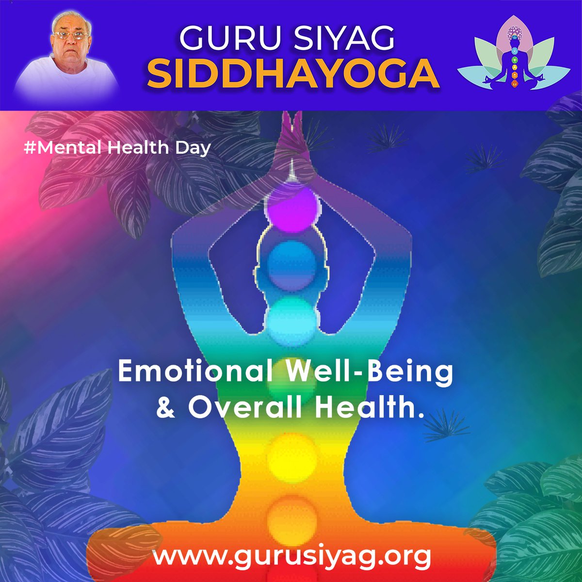 Practicing Siddhayoga imparted by Kalki Avtaar Guru Siyag significantly improves mental health of patients with anxiety and anxiety disorders.
#worldmentalhealth4all