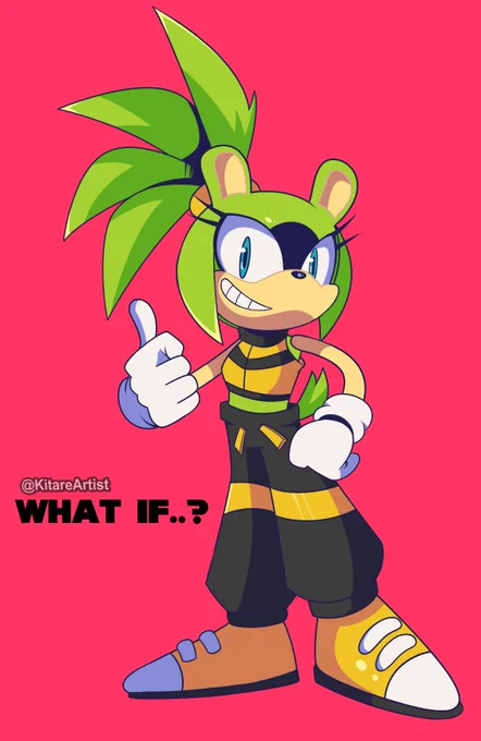 What if Surge was the HERO?! Just a little thing for a a little project I'm working on :)#SonicTheHedgehog #sonicau #SonicRoleSwap #SurgeTheTenrec #IDWSonic 