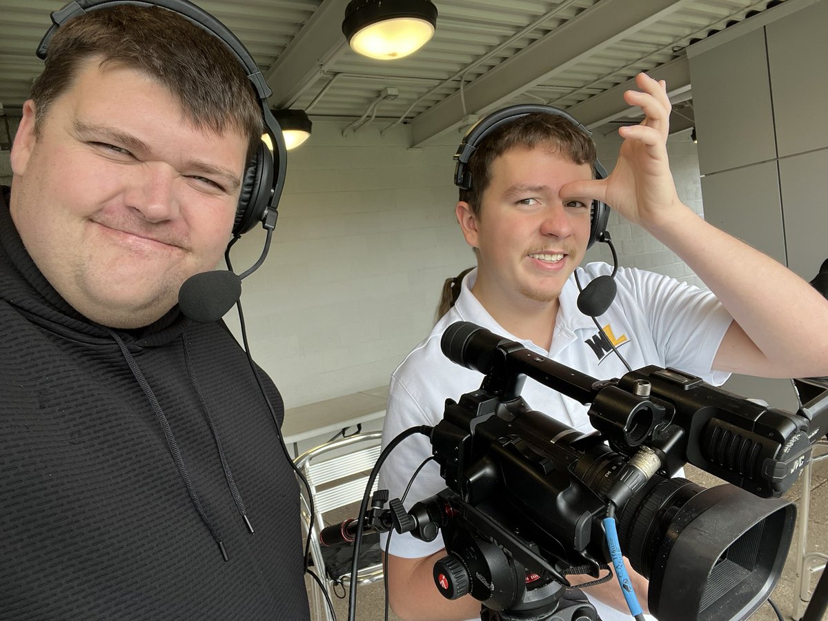RexCity26U1's tweet photo. Covered six athletic events in the last 48 hours. We love what we do and love seeing things come together the right way. 

Not possible without our awesome staff and my main man @Wwatsonl1998 

&amp; my amazing and strongly supportive family. #ElzaLovesGames #GoWLU https://t.co/tRGxPUjOfe