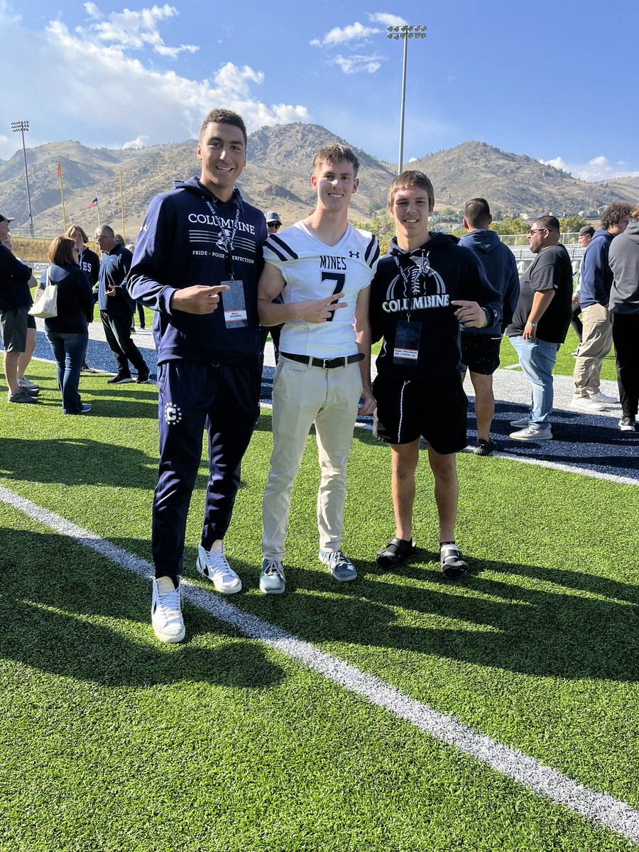 Payton Wainwright (@paytonwainwrig3) on Twitter photo Had a great time at <a href="/MinesFootball/">Mines Football</a> yesterday with <a href="/willadams2023/">Will Adams</a> . Great win for the Mines over Mesa. Also great to catch up with <a href="/BZanetell/">Brock Zanetell</a>
Thank you <a href="/coachTthomas6/">Tripp Thomas</a>
Appreciate it Had a great time at <a href="/MinesFootball/">Mines Football</a> yesterday with <a href="/willadams2023/">Will Adams</a> . Great win for the Mines over Mesa. Also great to catch up with <a href="/BZanetell/">Brock Zanetell</a>
Thank you <a href="/coachTthomas6/">Tripp Thomas</a>
Appreciate it
