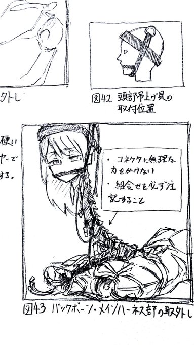 人型ロボット、人型の時点で整備性は最悪でしょうけど、全バラし始めると猟奇な現場にしか見えないから、若い整備員は一回吐く所から作業が始まるのかな……とか考えるの楽しい。 