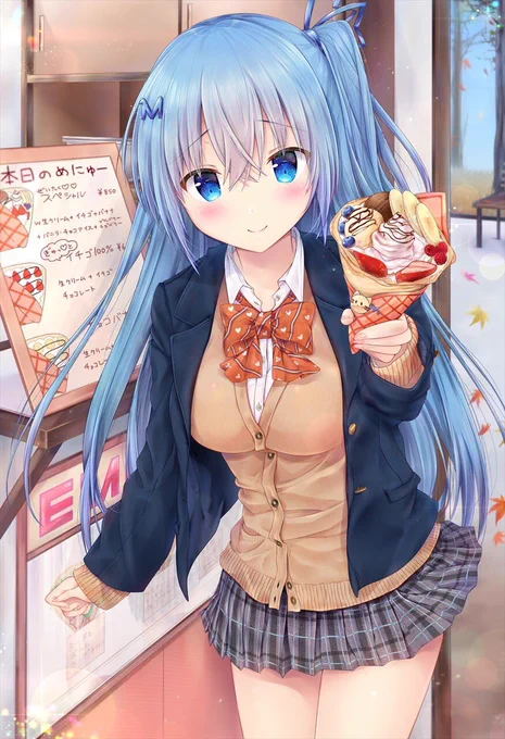 今日はスポーツの日らしいですが、スポーツと縁がない絵守未來は食欲の秋ってことでクレープ食べ放題食べに行っていいですか? 