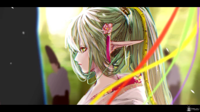 #あなたのみどり色の作品を見せてください 