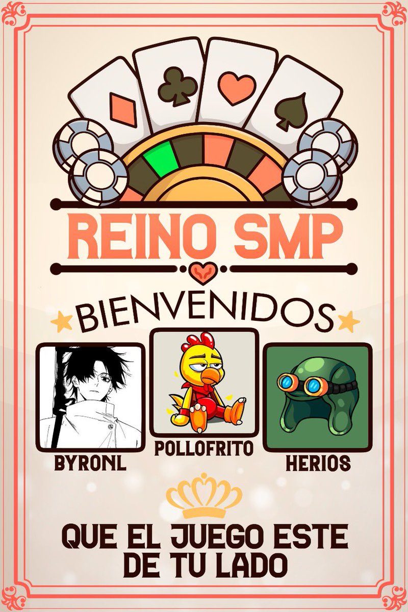 ReinoSmp's tweet photo. Noveno equipo en llegar al #ReinoSMP 

¡Bienvenidos! @byronl_l @el_pollofrito @soyHerios https://t.co/ZhDNjAvuZR
