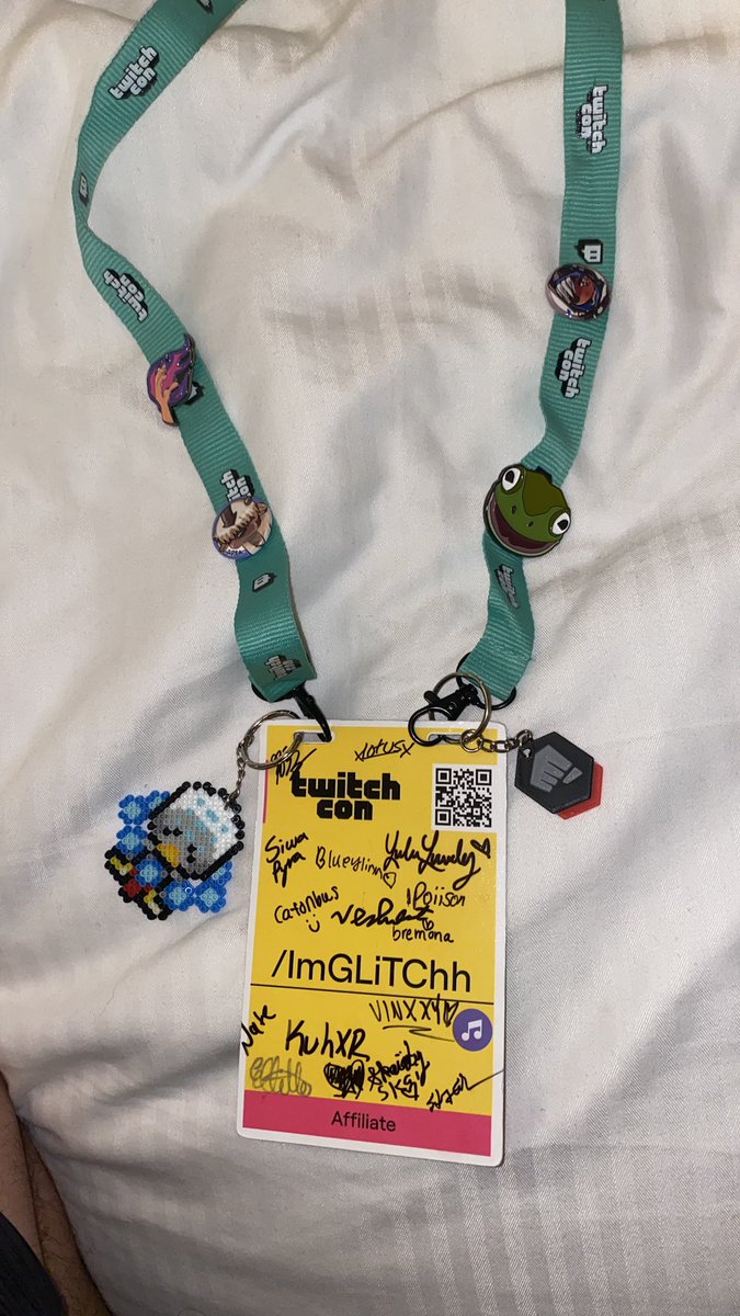 Day 1 to Day 3, the badge looking GREAT! So many signatures, and so many I unfortunately still didn’t get 😭