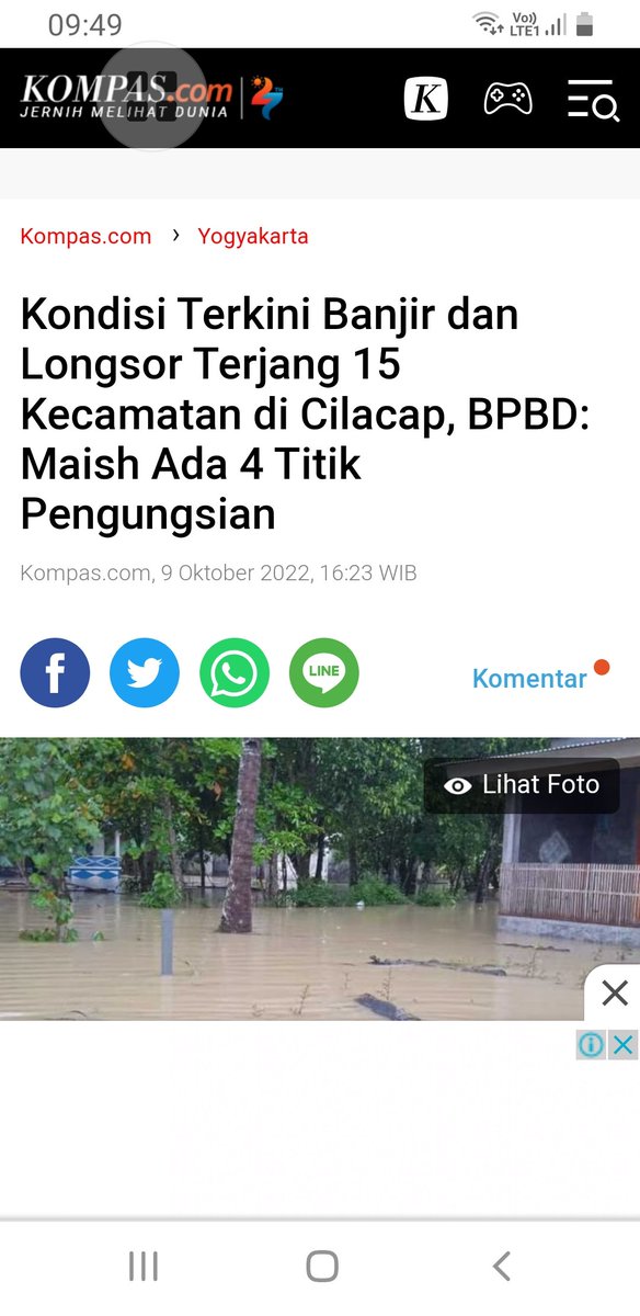 msaid_didu's tweet photo. Banjir di Jakarta yg dihitung jumlah RT.
Banjir di Cilacap (Jateng) yg dihitung jumlah Kecamatan.
Biar Jakarta terlihat banyak ? https://t.co/aNAMz0Zis2