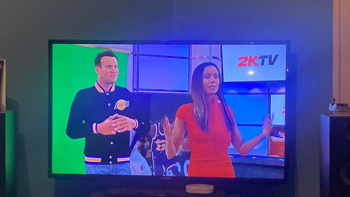 MapleMamba96's tweet photo. Met with @alexismorgan and @LD2K on @NBA2K_2KTV in MyCareer on @NBA2K 23 love watching your episodes and enjoyed meeting you in-game #NBA2K23 #NBA2K23MyCareer #LD2K #AlexisMorgan #NBA2KTV #NBA2K https://t.co/DH2YOQHv0t