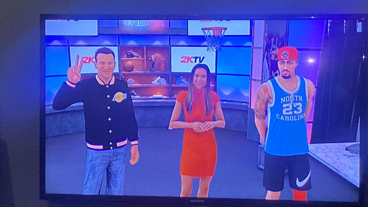 MapleMamba96's tweet photo. Met with @alexismorgan and @LD2K on @NBA2K_2KTV in MyCareer on @NBA2K 23 love watching your episodes and enjoyed meeting you in-game #NBA2K23 #NBA2K23MyCareer #LD2K #AlexisMorgan #NBA2KTV #NBA2K https://t.co/DH2YOQHv0t