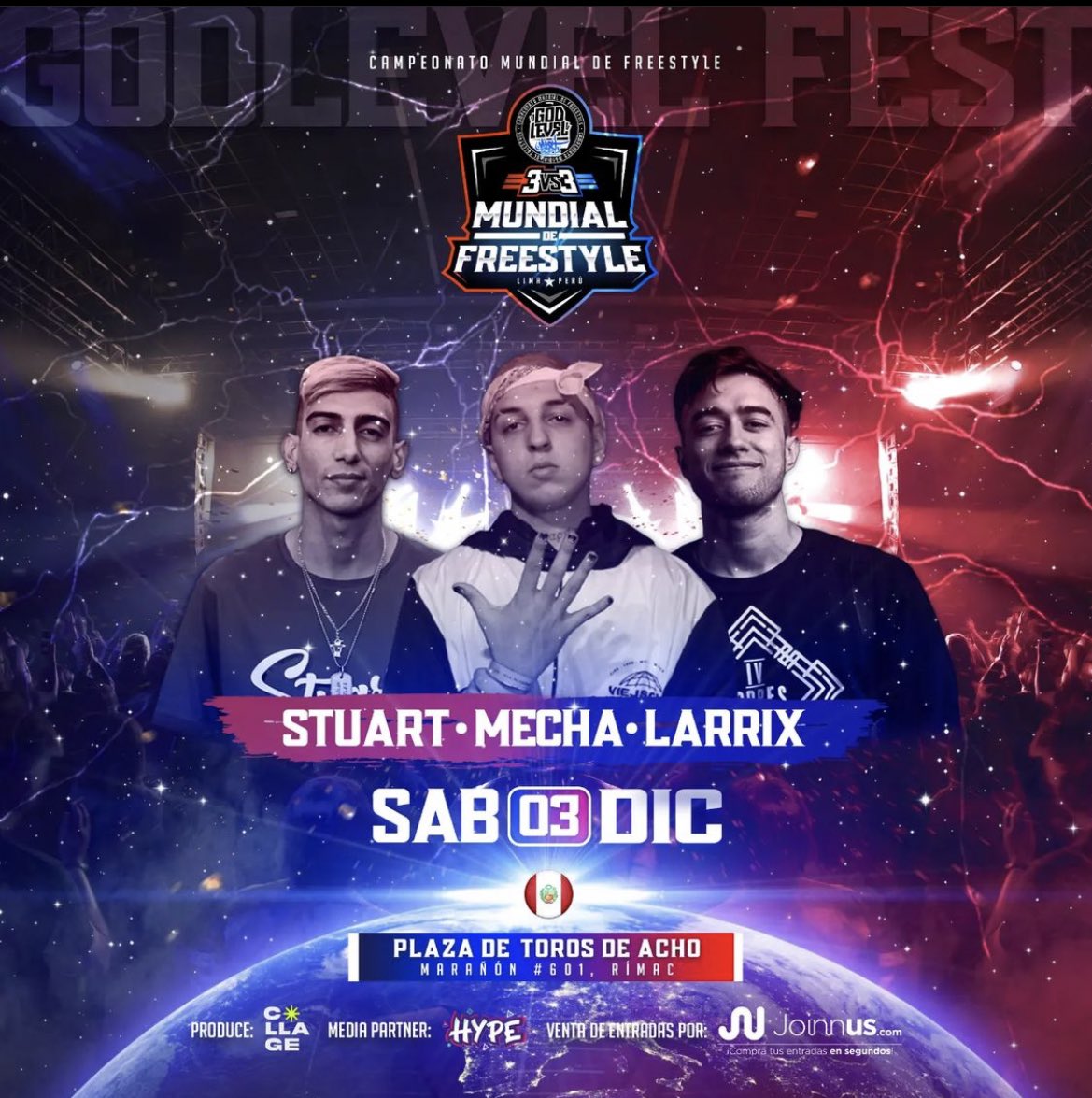 InfoFreestyle2's tweet photo. ¡God Level - Team Argentina 🇦🇷!

▶️ STUART + MECHA + LARRIX ◀️

#GodLevel 🏆 https://t.co/yShrMCaMu3