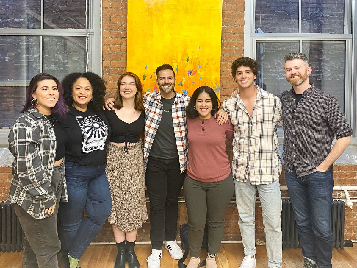 Michael_Mott's tweet photo. Super grateful to this stunningly talented and gorgeous team who brought #TheFairysTaleMusicAl to life. Thank you to The Latiné Musical Theatre Lab for presenting and our brilliant guests who provided such insightful and inspiring feedback. Very excited about this one. 🧚 https://t.co/qjHlup3MF6