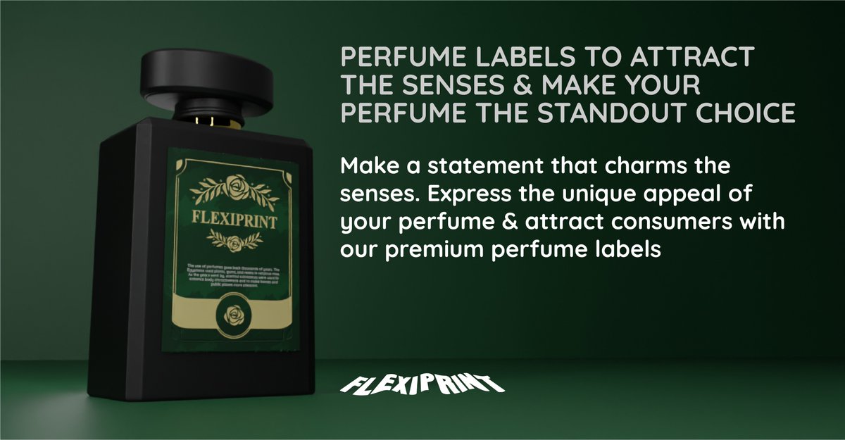 Flexiprintlk's tweet image. PERFUME LABELS TO MAKE YOUR PERFUME THE NO.1 CHOICE. We help you win customers by expressing the luxury, boldness or charm they desire while offering an extra sensory appeal through premium finishes. So, get in touch with us to get standout #PerfumeLabels printed #Flexiprint