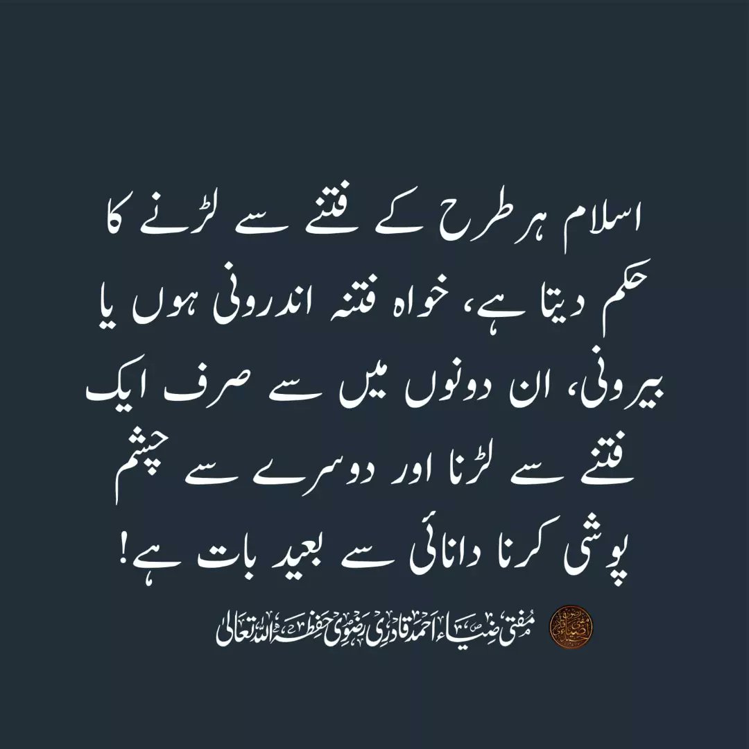 GulzarKaneez's tweet photo. Tum chahte ho ki main acchi aur imaan ki salamti wali maut maru to fitne ke khilaaf ladayi kro# https://t.co/tsUwYZKgZC
