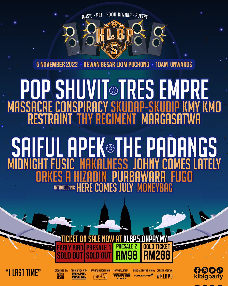 klbigparty's tweet photo. Tix R̶M̶1̶2̶8̶?̶?🎟️RM58 je!
👉https://t.co/acyCBMC2ug👈

@popshuvit @TresEmpre @MC16band @skudapskudip @kmy__kmo @restraintmyhc @ThyRegiment @Mrgstwa @saifulapek @thepadangs @midnightfusic @nakalness JCL @OrkesAHizadin @PurbawaraMY @fugomy @herecomesjuly_ moneybag @MalayaRoll https://t.co/PZDjnFmgKb