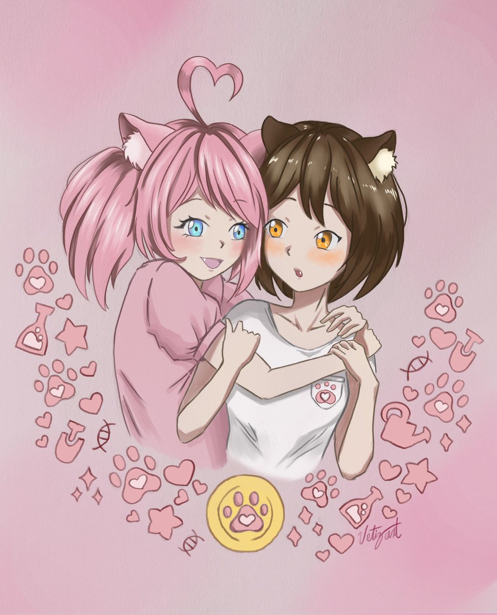 vetizart's tweet photo. @catgirlcoin #CatGirl #FanArt* https://t.co/zpRq8a4doO