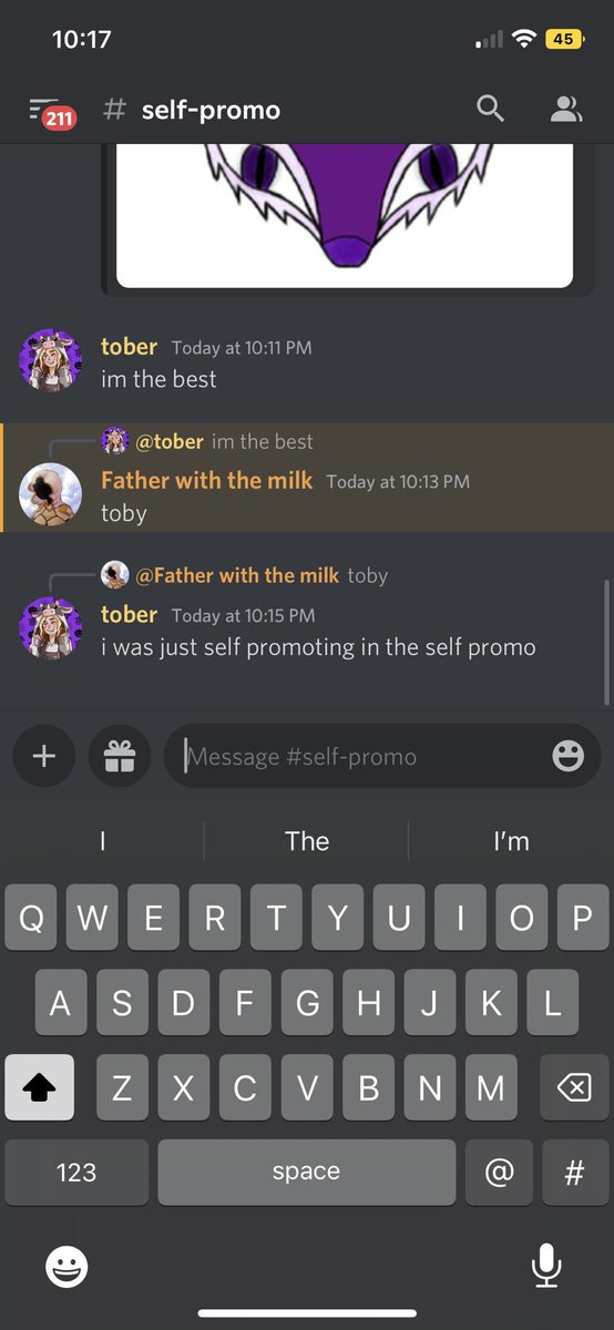 OctoberCow's tweet photo. Just using the self promo channel @AngelLive323 @stobersmp https://t.co/sGP8IRt3yJ