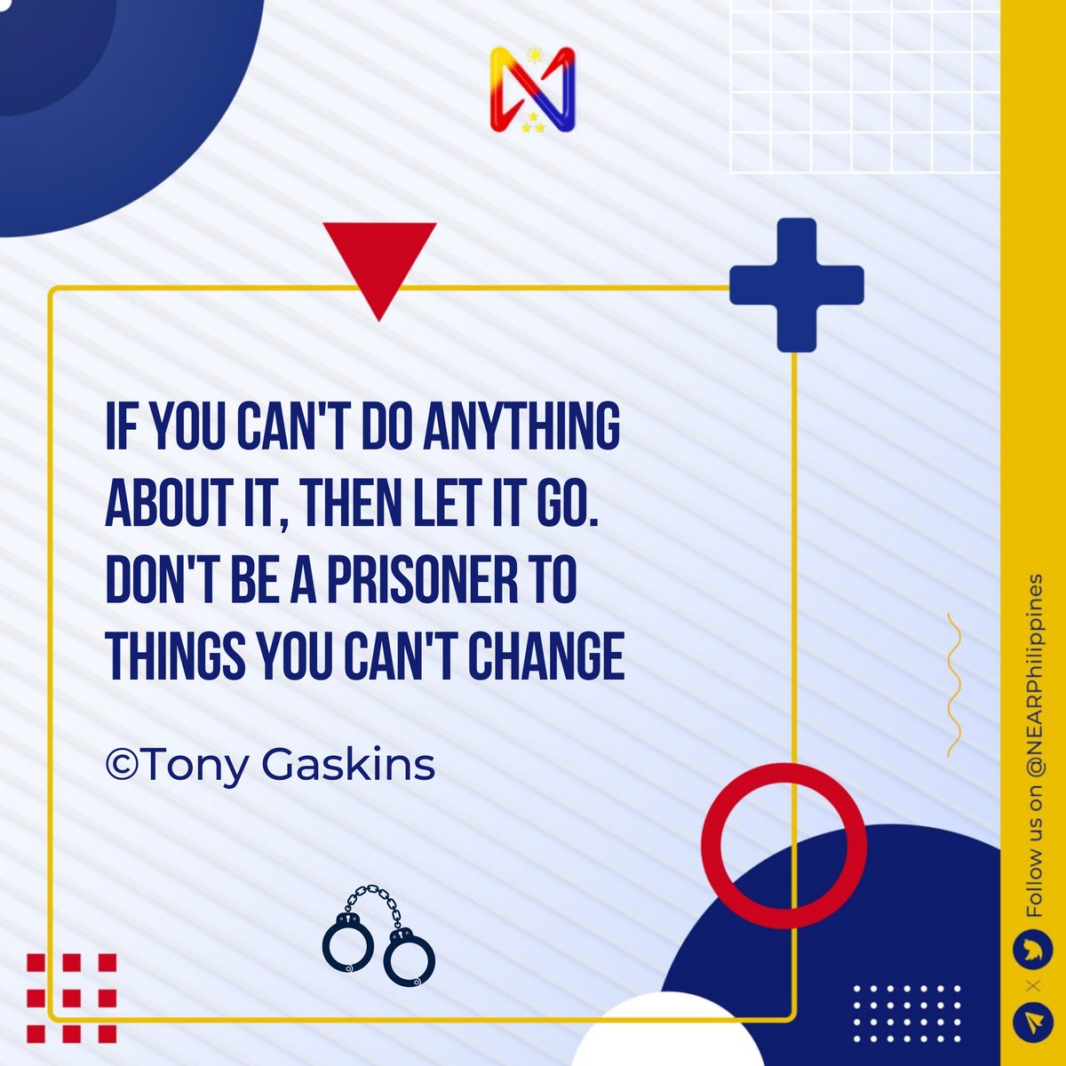 NEARPhilippines's tweet photo. Sometimes, you just have to let it go.
GM folks! โ
Share your favorite qoutes below to inspire others! ๐
#MondayMotivation #MotivationalQuotes #NEAR #NEARPH https://t.co/0aPFhQ3sKx
