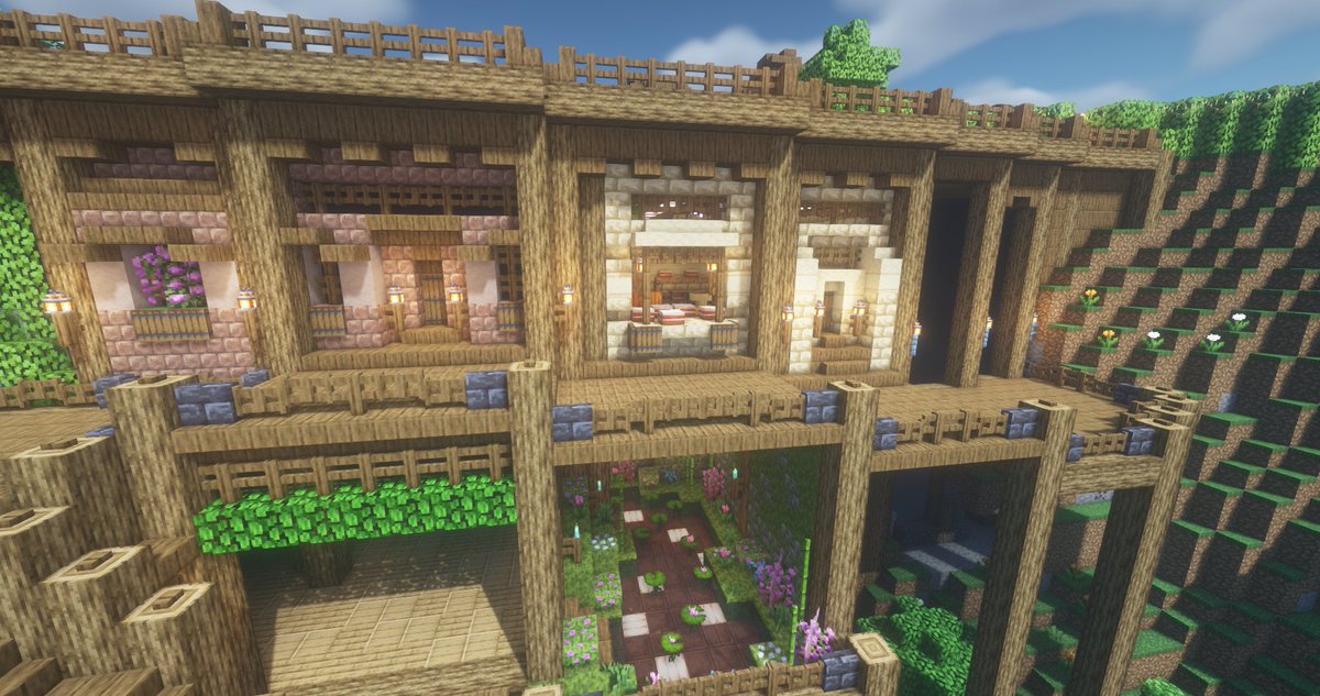 OasisHomeMC's tweet photo. Minecraft #buildtober Day #9
🍰Bakery 🍪
(working on this little cliffside village) https://t.co/84B7hWqPVK
