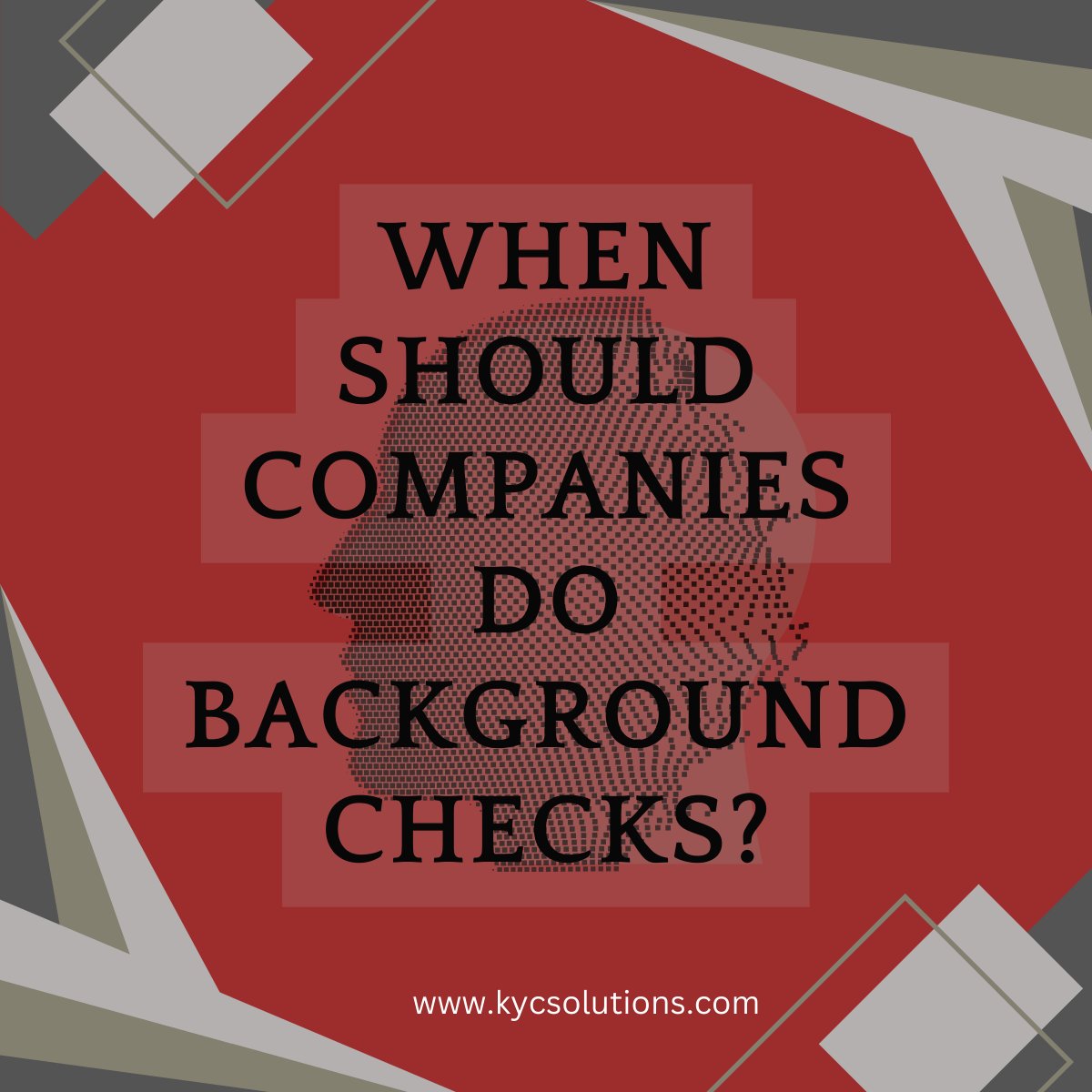 When should companies do background checks?
Comment your answers down below!
Visit kycsolutions.com or dial 1-305-779-3069 to set an appointment for a free consultation.
#backgroundcheck #humanresources #employment #consultants #business #kycsolutions #knowyourcustomer