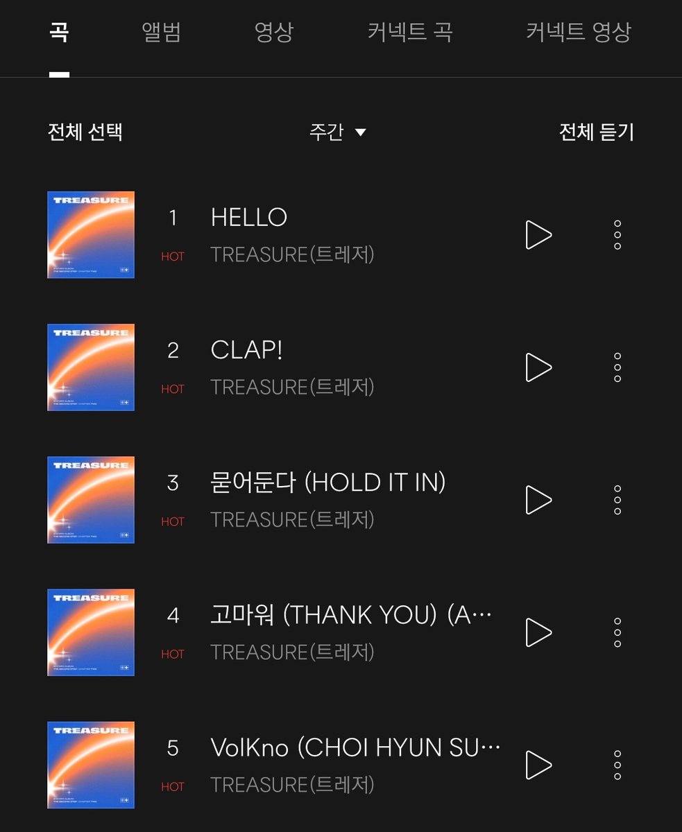 TREASURE CHARTS (REST) tweet media