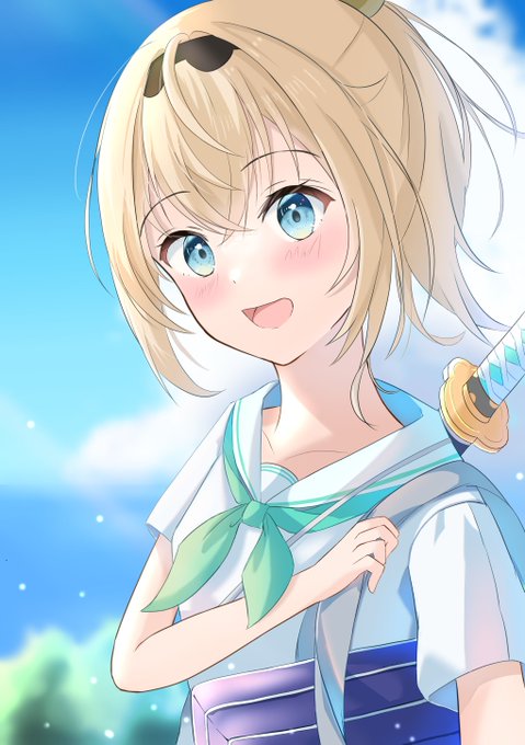 登校中#いろはにも絵を 