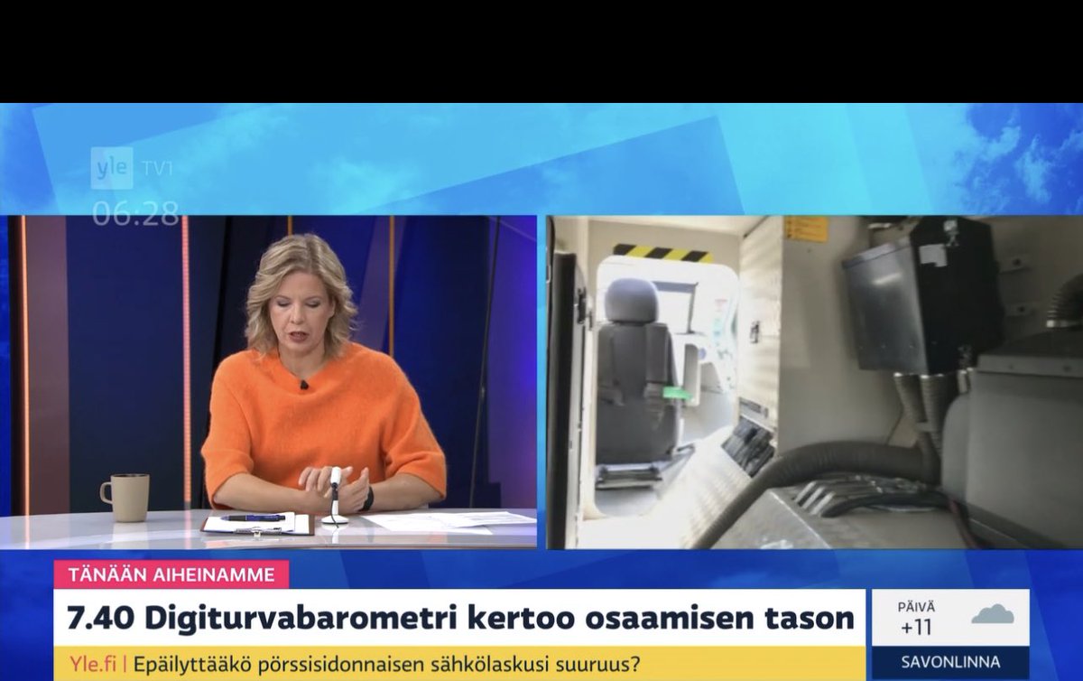 Digiturvaviikko alkaa! Yle TV1 klo 7:40 ja verkossa klo 9.00 mediaserver.fi/live/digiturva…
<a href="/DVVfi/">Digi- ja väestötietovirasto</a> #digiturvabarometri #digiturva 

Tee #digiturvateko - organisaatio voi vielä ilmoittautua viikolle dvv.fi/digiturvaviikko