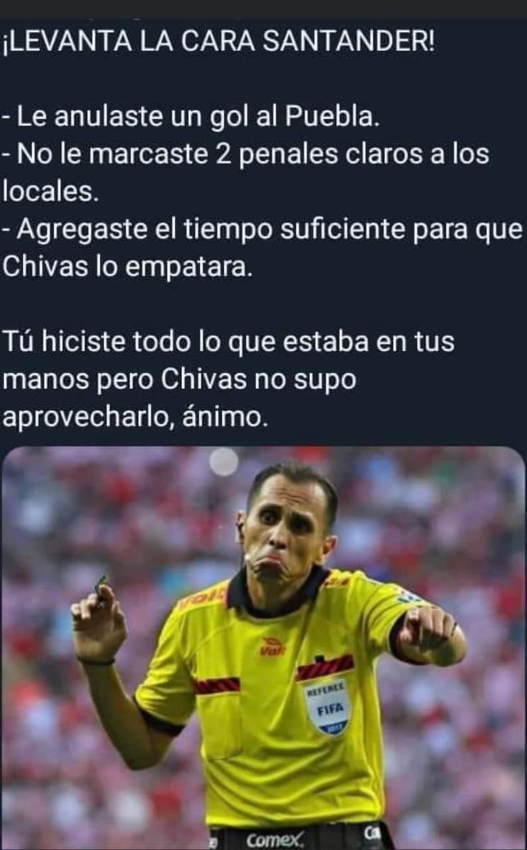 No que con ayuda de los árbitros cualquiera sale campeón?