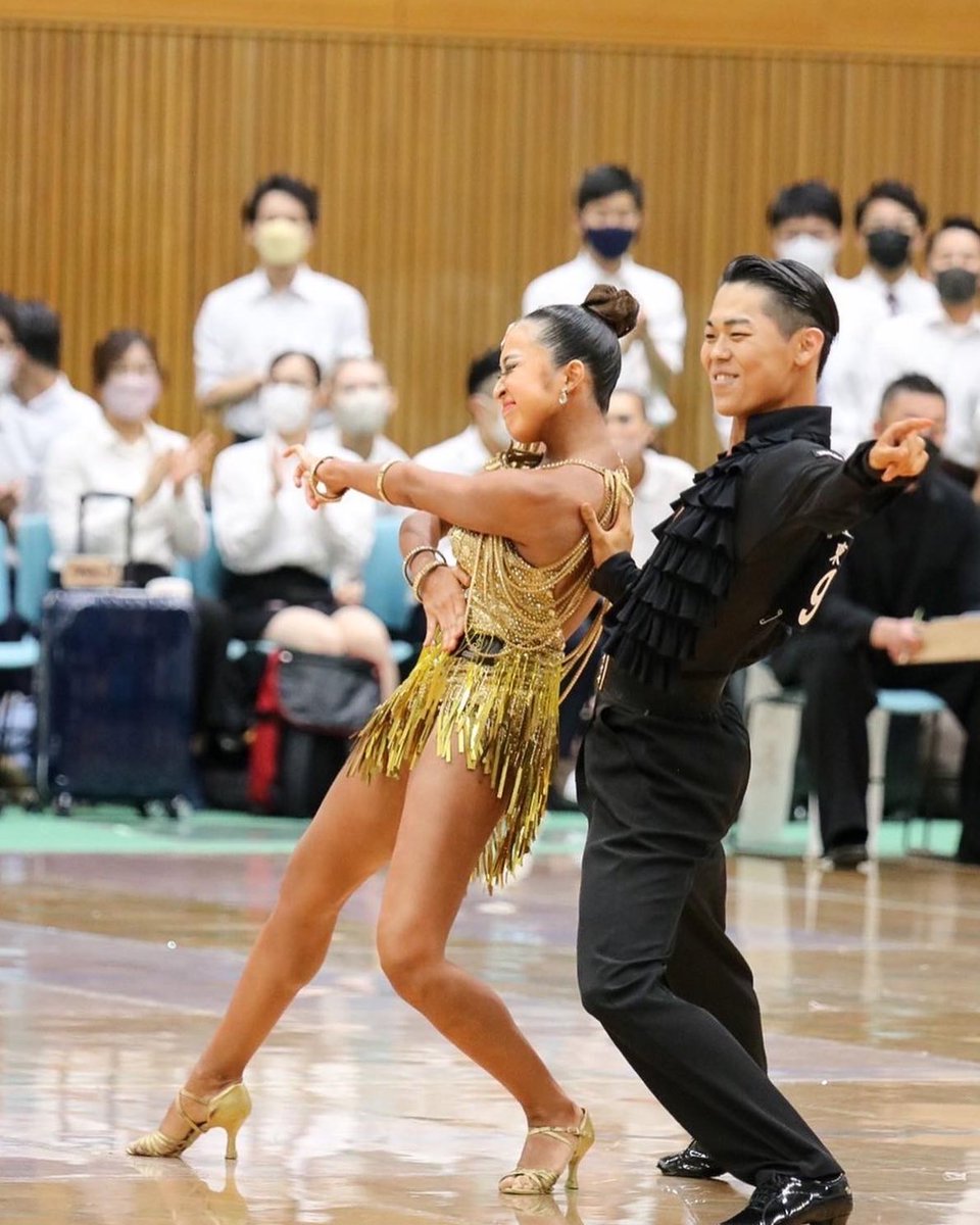 社交ダンス　クリスアン モレナ モダン スタンダード ドレス　黒