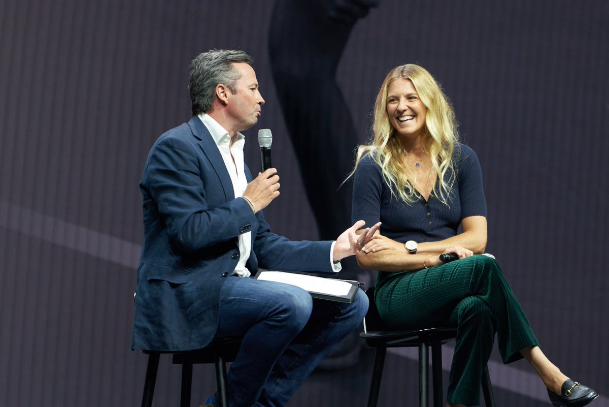 TechnologyOne's tweet photo. We couldn’t be more thrilled to have Aussie icon and the greatest female surfer of all time, @Steph_gilmore on our Showcase stage! In one of her first appearances since returning to Australia , she shared her story on creating a winning mindset.
#TechnologyOneShowcase https://t.co/NXHtiyemm2