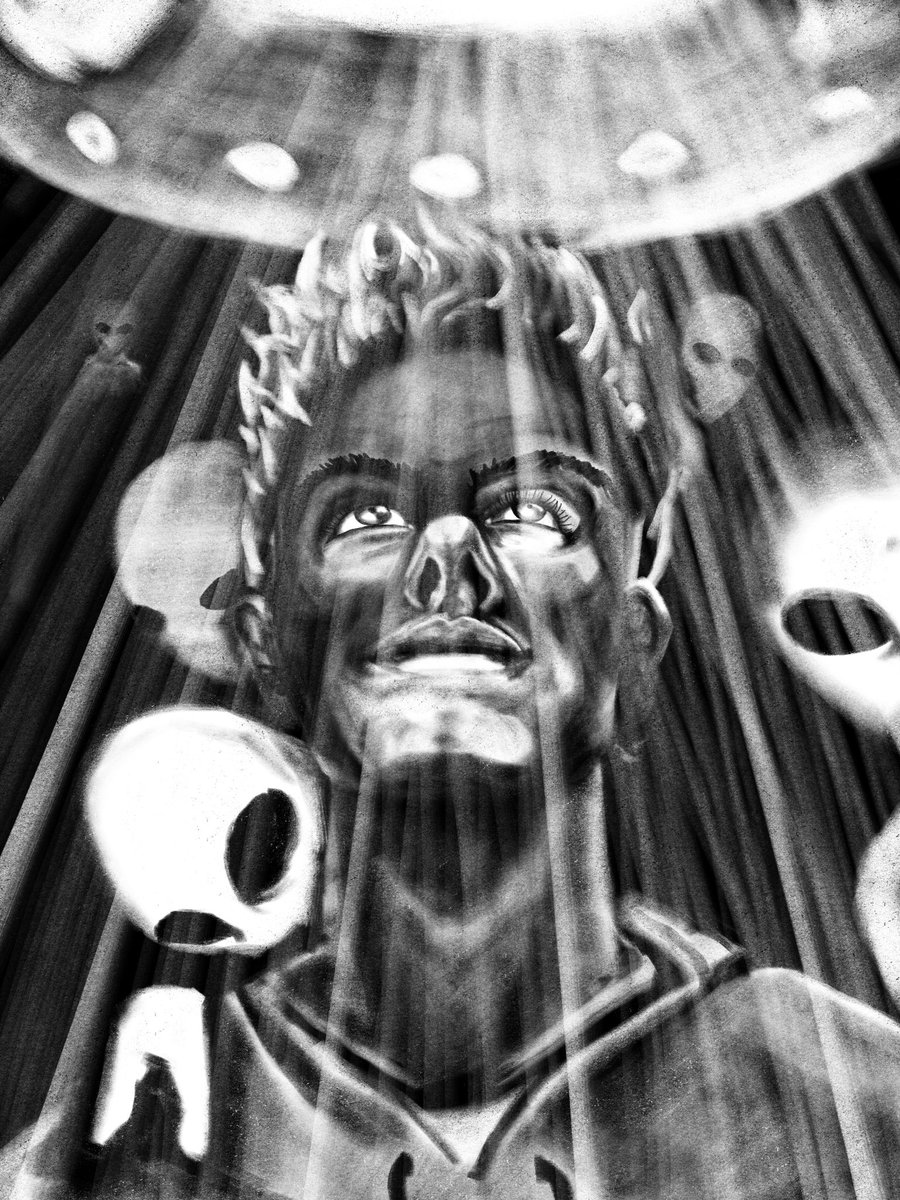 HookEyeStudio's tweet photo. Still working on digital. 
Here's a new WIP.
#art #illustration #DigitalArtist #Alien #alienabduction #FYP https://t.co/2W4h2XnqKz