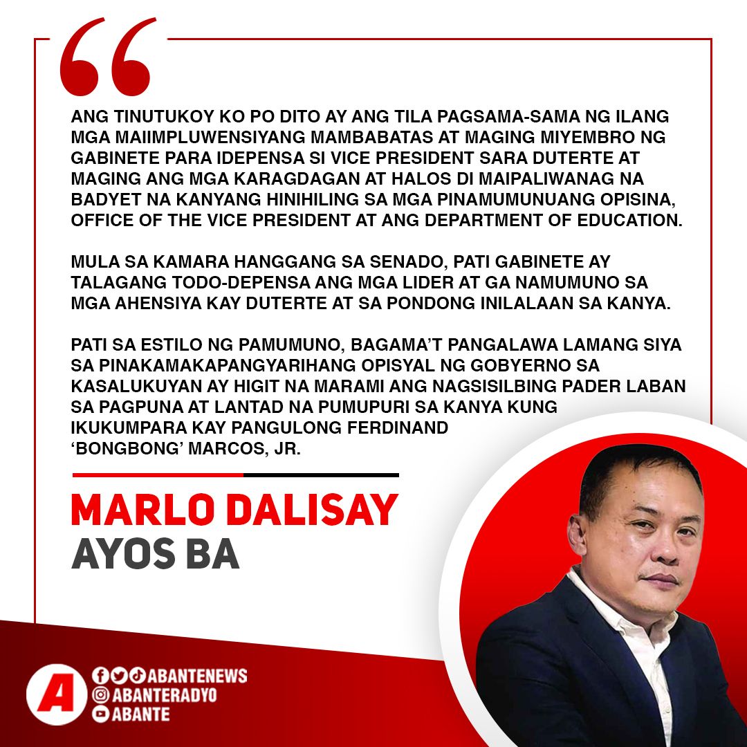 AbanteNews's tweet photo. #AyosBa ni Marlo Dalisay ngayong Oktubre 10, 2022
Basahin ang column: https://t.co/7ukncFkXmI https://t.co/AbTvGORsdE