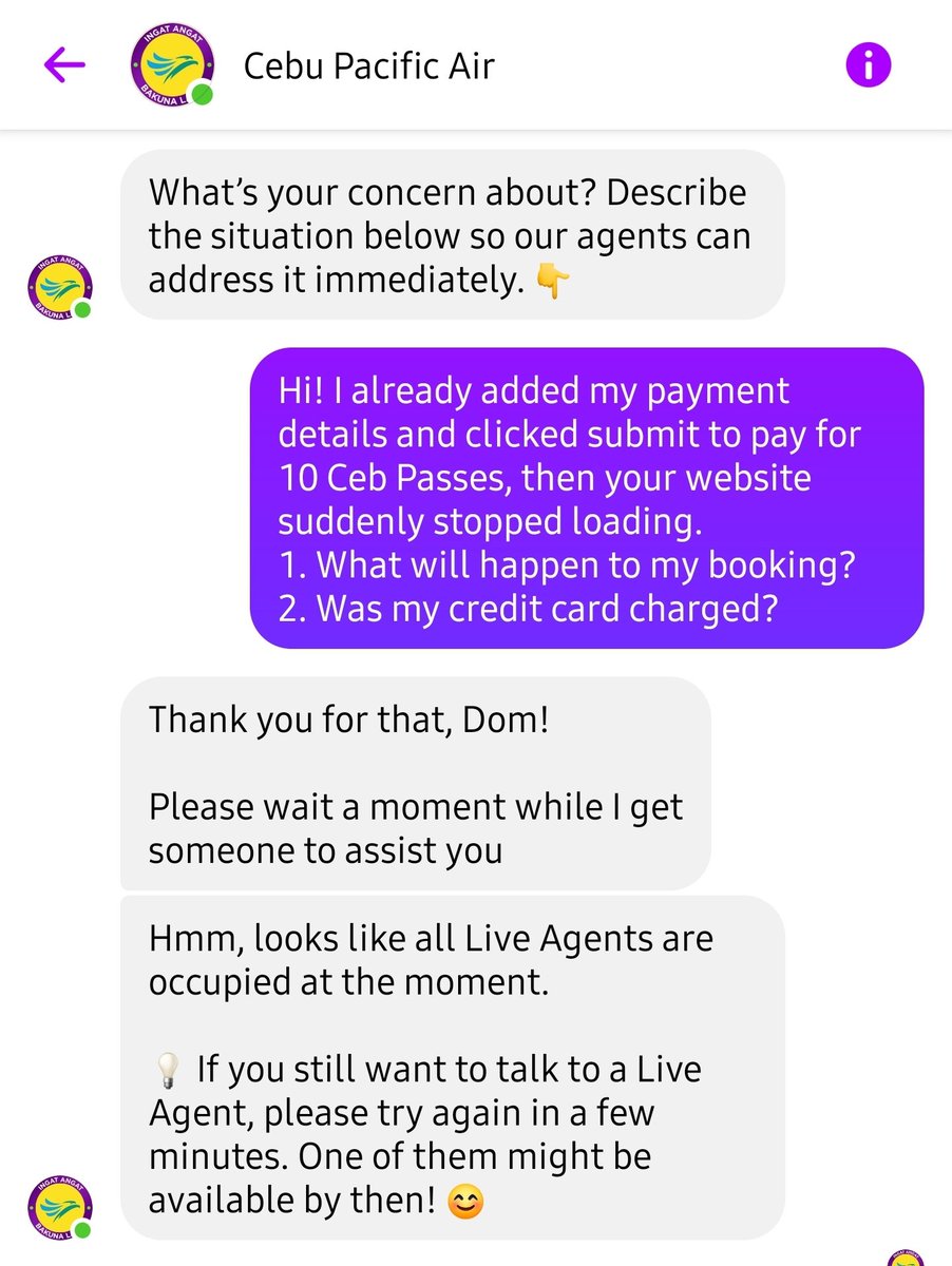 d0mswords's tweet photo. @CebuPacificAir @CebuPacificAir I sent a message but no one can help. https://t.co/2nM6QxwBmc