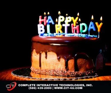 CIT4U's tweet photo. Shout out to the following employees celebrating birthdays this month Joe Meldrum Sr. 10th and Steve Allor 23rd. Happy Birthday and enjoy your days! https://t.co/WtZROtmbwt