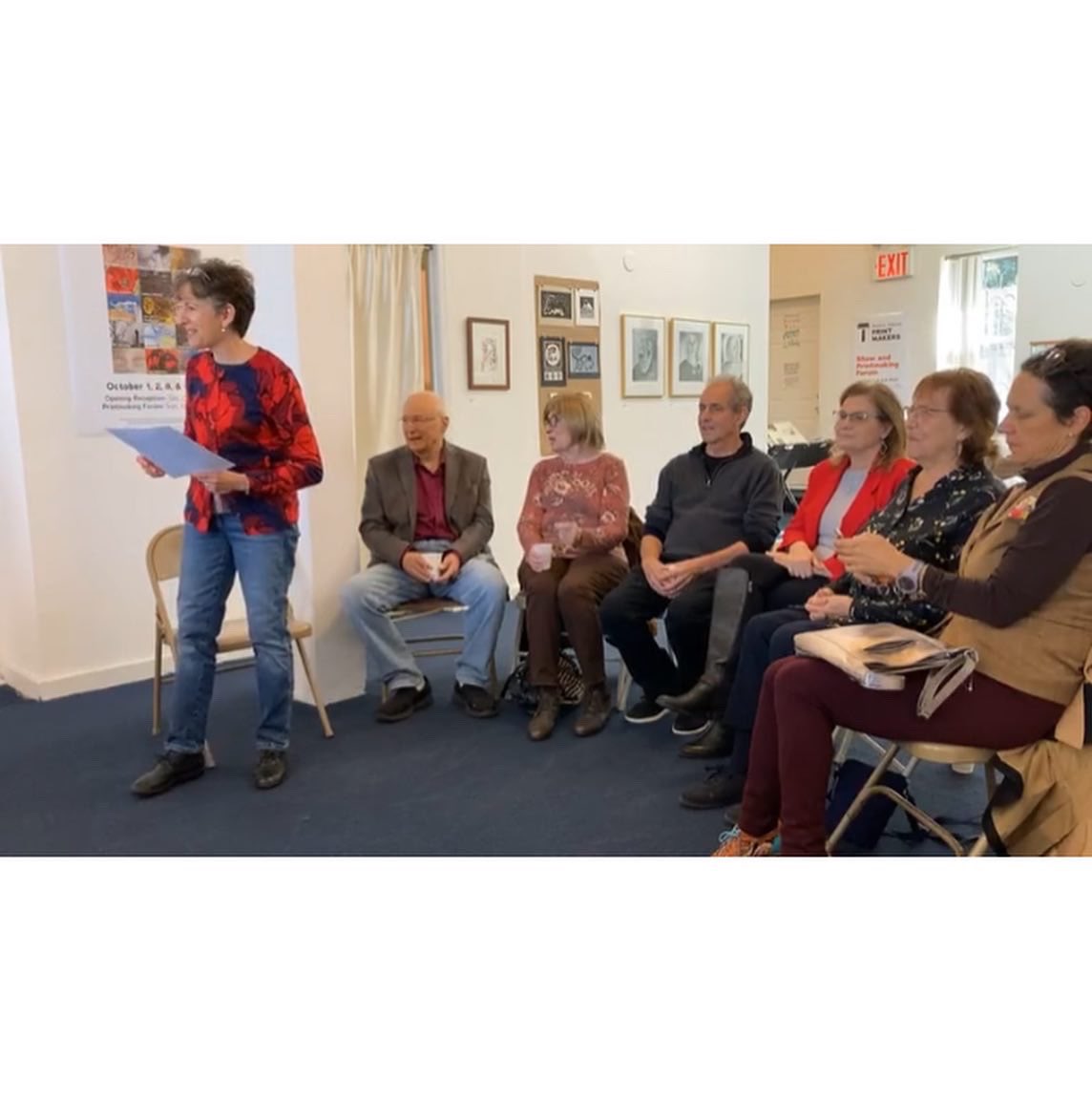 SIPrintmakers's tweet photo. Thanks to everyone who attended the SI Printmakers’ Printmaking Forum today at Art on the Terrace. It was a great panel! This project has been funded by a 2022 DCA Art Fund Grant from @statenarts with public funding from @nyculture. #statenisland #printmaking #prints #forum #art https://t.co/yrpCGRhDeS