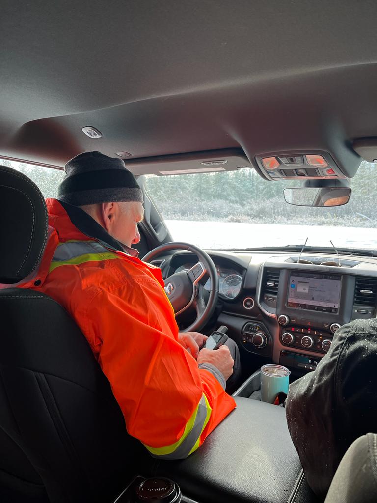 Winsome #exploration teams setting out the first drill hole in a pegmatite outcrop in preparation for #drilling commencement at Cancet and Adina. 

Heli-portable drill rigs onsite at Cancet and Adina and will be kept busy with the initial programs for the next 2 months #lithium