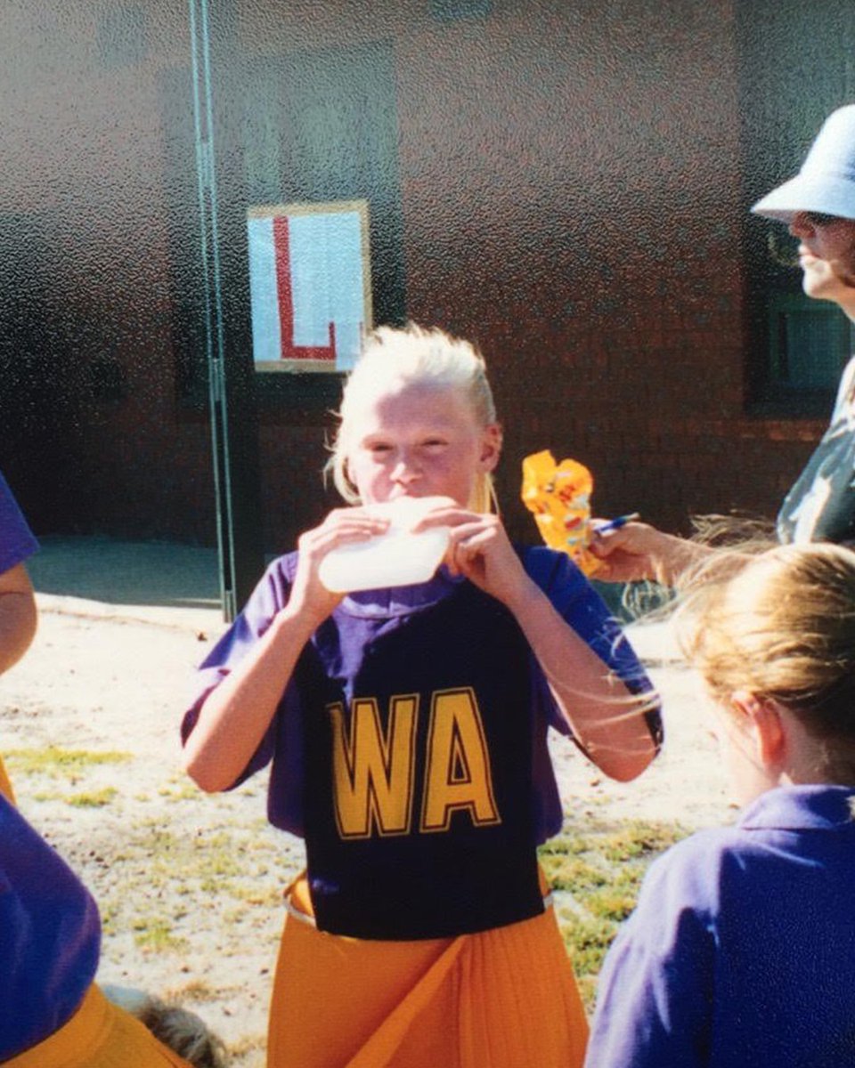 Jo Weston’s iconic ponytail has been around forever! #DayOfTheGirl