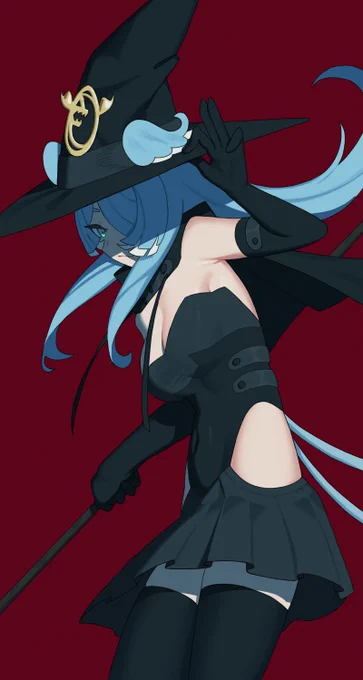 Elitober day 9: Witch Elira#Elitober #絵リーラ #pendorART 