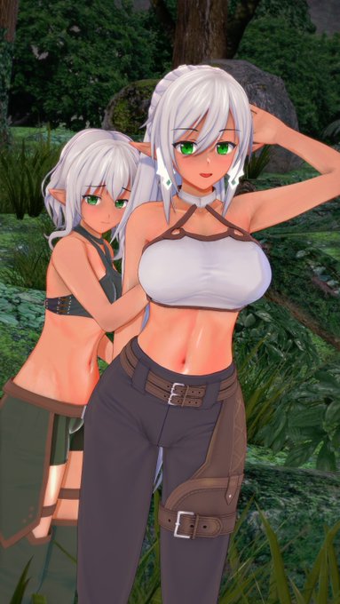 ダークエルフ姉妹 