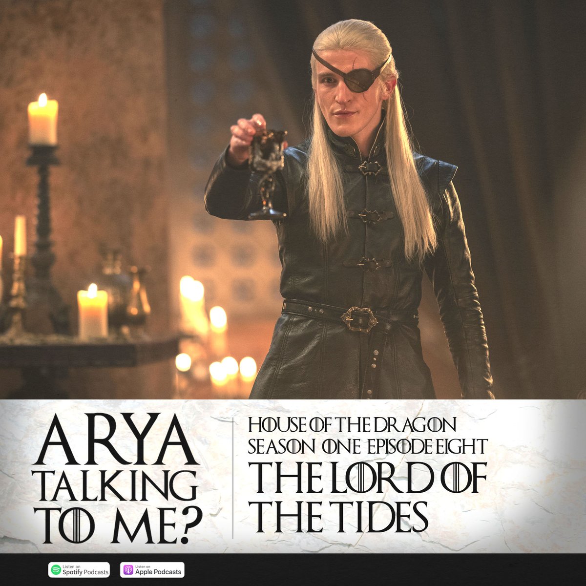 What's that Viserys? Adam and Ben are hilarious and insightful and their House of the Dragon podcast is the best one in the world and all others should be taken off the internet? Well, if you say so. No follow up questions. 

⚔️⚔️⚔️ linktr.ee/aryatalking #HOTD #HouseoftheDragon