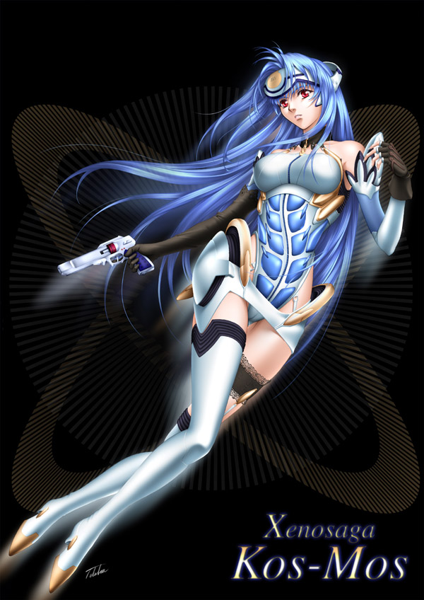 1枚目ゼノサーガのKOS-MOSさん。
2枚目昔にみずがめ座のイメージで描いた絵。
3枚目OVA版ワーズワースのシャロン影の一族編の落書き。
4枚目3枚目と同じ仕様だけど描いてる途中でボツになった服装差分。
青色も大好き。😉

#あなたのあお色の作品を見せてください 