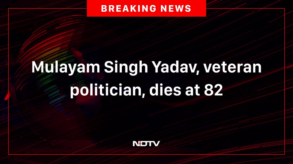 ndtv's tweet photo. #MulayamSinghYadav https://t.co/iiDIlalndz