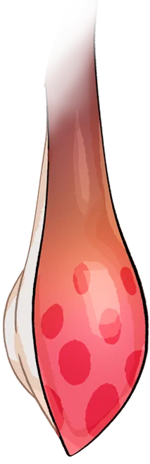 ロボ子さんのイカもみあげ素材  #ロボ子Art 