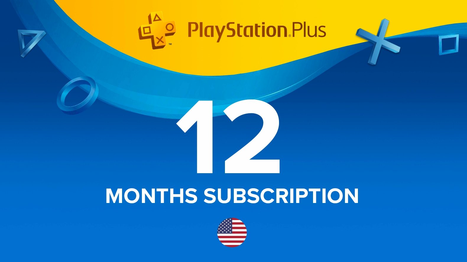 Playstation Plus Membership Card - United States (US)