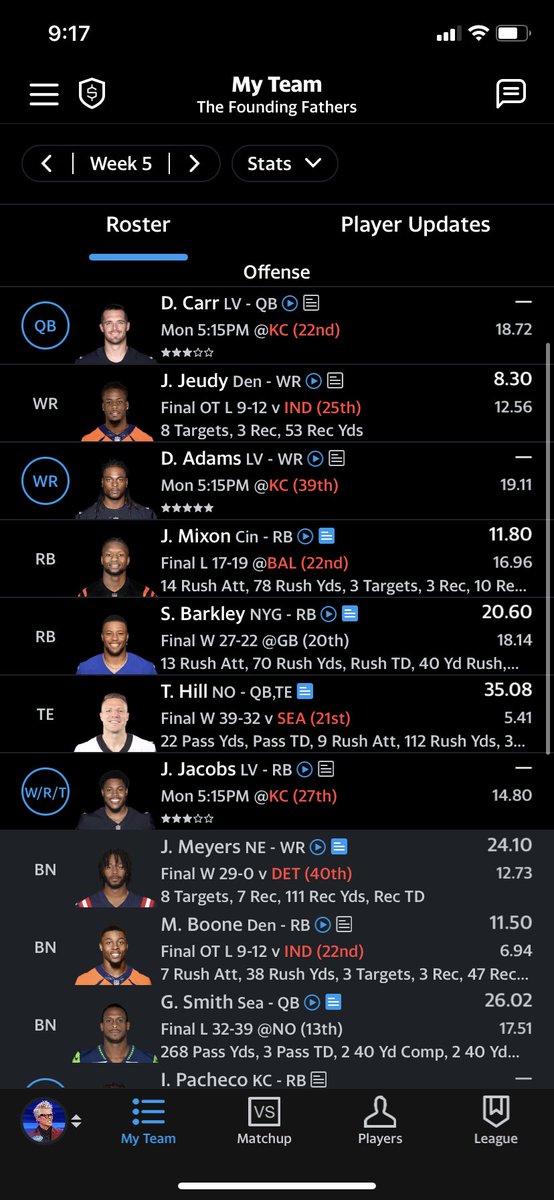 MasterBaderTTV's tweet photo. @FantasyPros https://t.co/zyLKk6K4zf