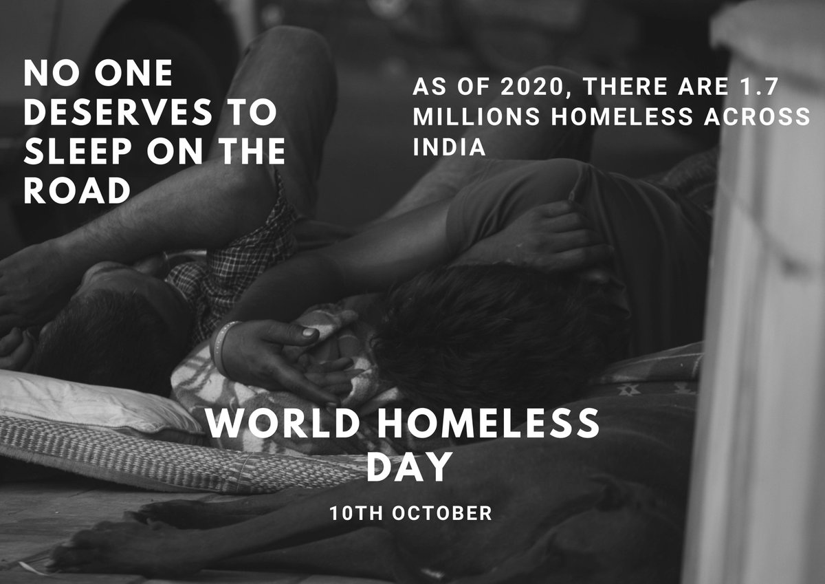 IGSSS's tweet photo. #Homelessness is one of the worst manifestations of urban poverty. It is a symptom of a system which has failed to deliver. Hard to imagine that even in this age such a huge number of homeless exists.
#WorldHomelessDay #HomelessMatter https://t.co/cOhzgmrA9e