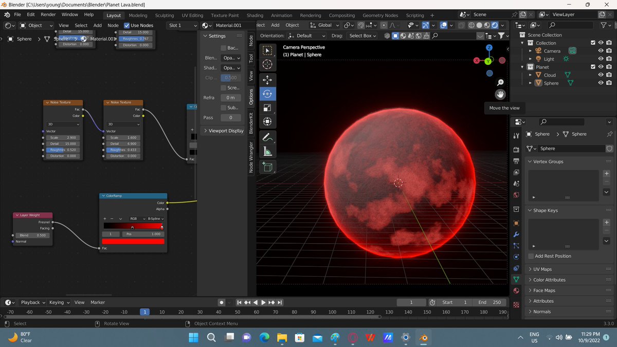 iam_artness's tweet photo. #WIP Planet Vesta #blender #artshare https://t.co/k9wSYWnXsC