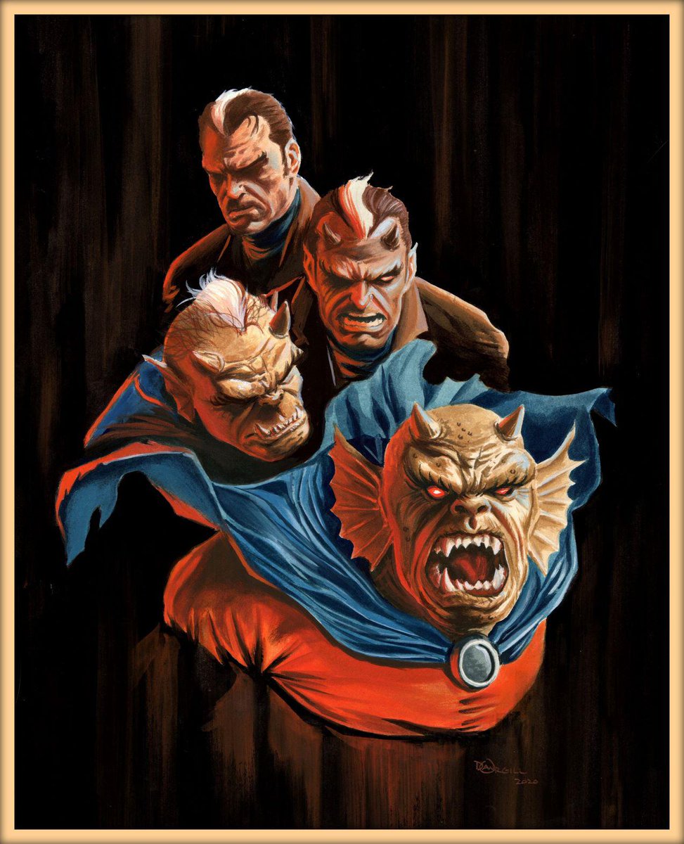 SinfulRhymes's tweet photo. "Gone Gone, the Form of Man... Rise The Demon Etrigan!"

The Demon and history have returned! Quick notes, the only major change I can say for now on this portrayal is Jason Blood was born January 1st. Otherwise, much remains the same. Links in the next tweet for more info. https://t.co/Ps8FteSSG4