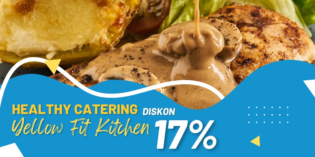 Makanan enak tapi nggak bikin worry soal berat badan, apa hayooo?? 😏

🥁🥁🥁 YELLOW FIT KITCHEN!!✨
Yak, selamat! Buat kamu yang udah menjawabnya dari dalem hati pun mendapatkan DISKON 17% untuk pembelian Paket Healthy Catering nya di Lakupon~

👉 bit.ly/3yQuVpZ