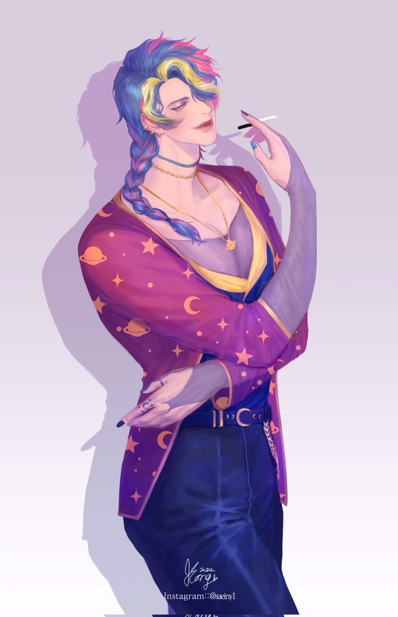 saecomm's tweet photo. [반무테/반신] 커미션 완료했습니다. 신청 감사합니다! https://t.co/2MauxOZ85S