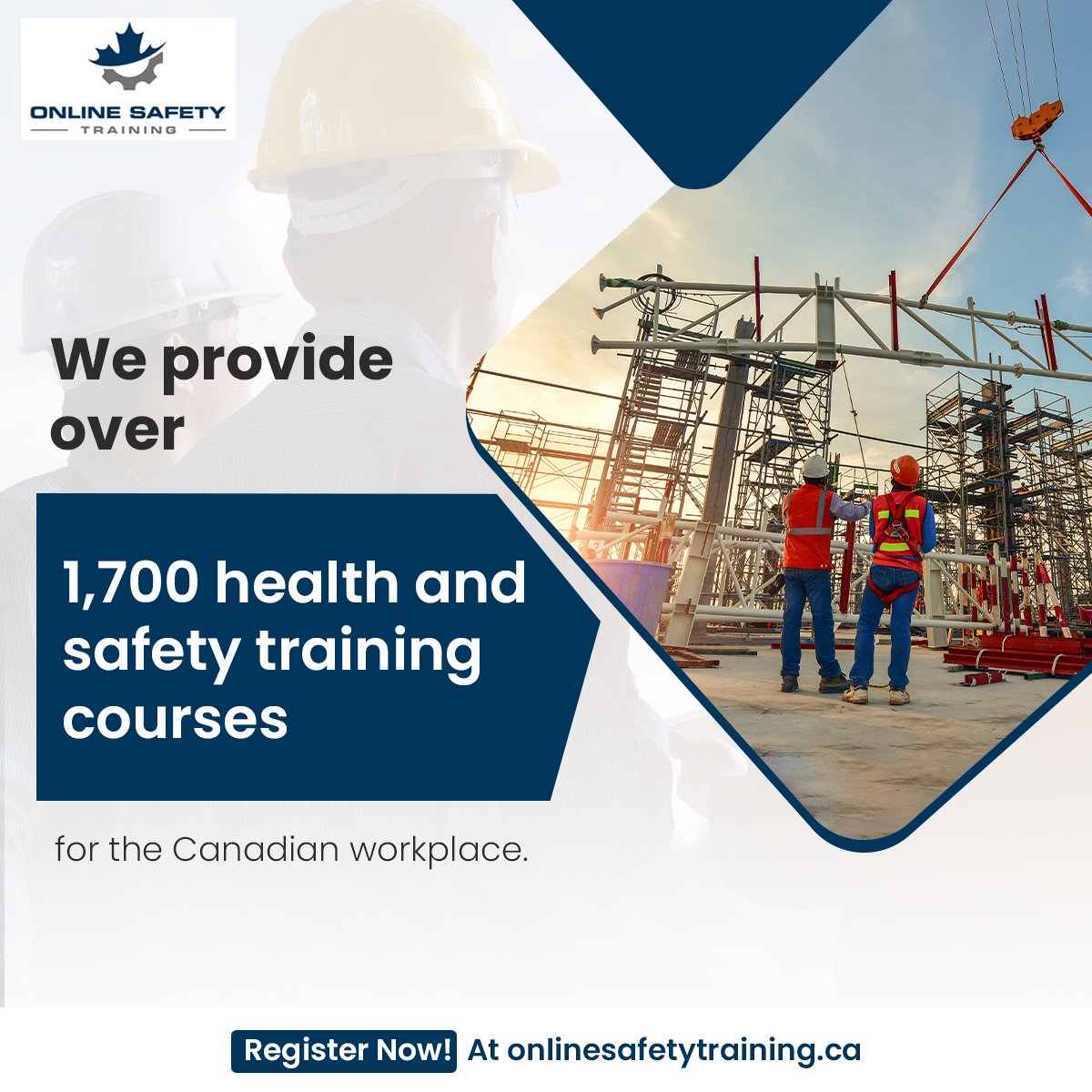 OnlineSafetyTr1's tweet photo. Our clients range from individuals looking for certification to large multinational companies who need to certify their employees with up-to-date and relevant #safetytrainingcourses.
Register Now! At https://t.co/xLZkpFmWpY
#onlinetraining #canada #canadian https://t.co/1Qx28WjjmM